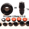 Petzvar 120mm f3.8 (Closer Match to Vega)