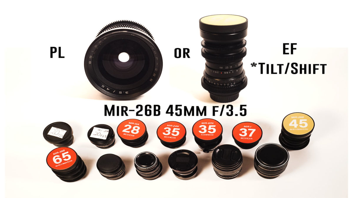 Mir 45mm f3.5 (Tilt lens)